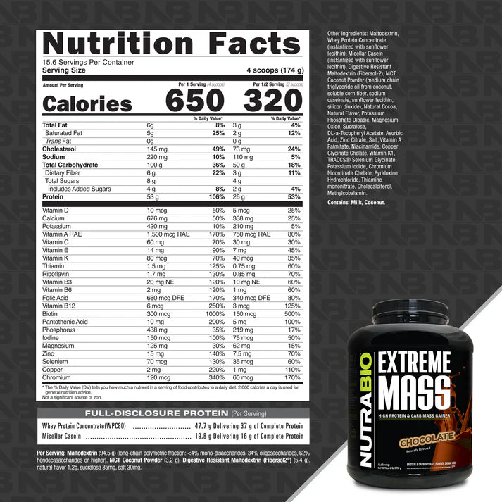 Nutrabio: Extreme Mass