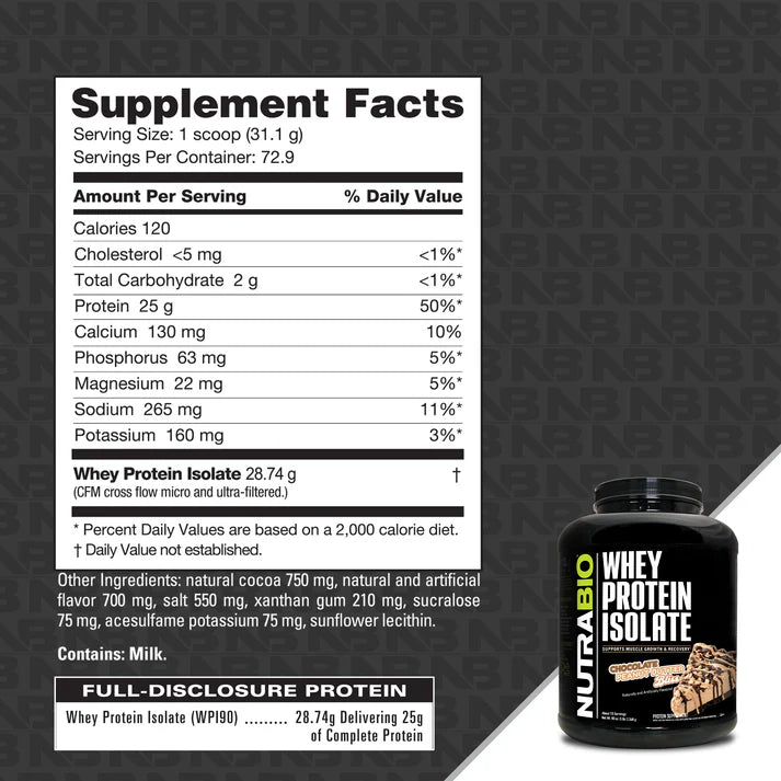 Nutrabio: Whey Protein Isolate
