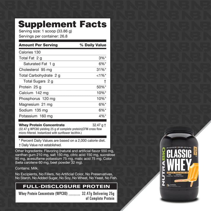 Nutrabio: Classic Whey