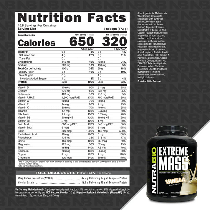 Nutrabio: Extreme Mass