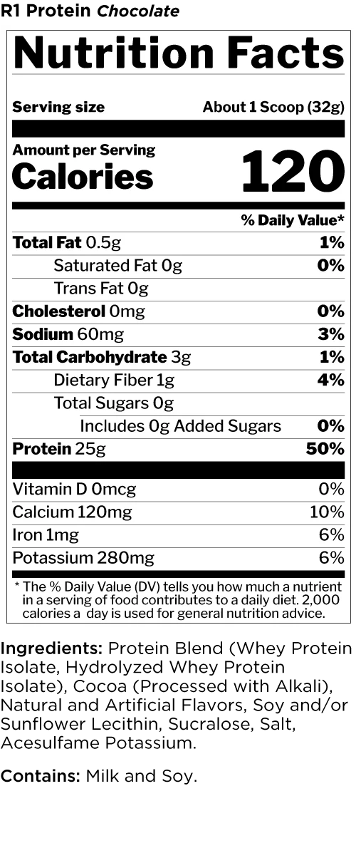 Rule 1: R1 Protein Whey Isolate